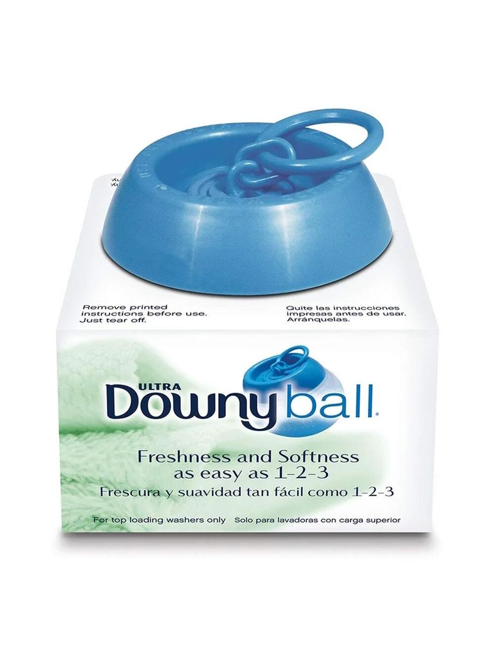Ultra Downy Ball Liquid Fabric Softener Dispenser Top Load Washer Reusable New